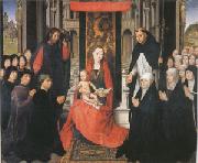 Hans Memling The Virgin and Child between st James and St Dominic (mk05) china oil painting reproduction